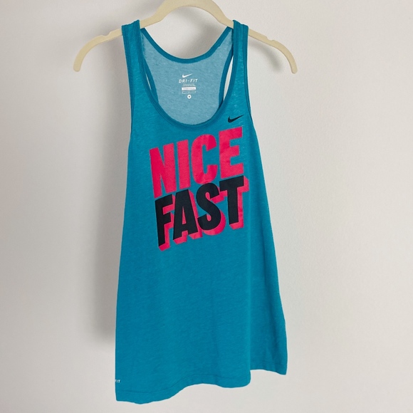 Nike Tops - ❤️3/$25 Nike blue workout tank top sleeveless
